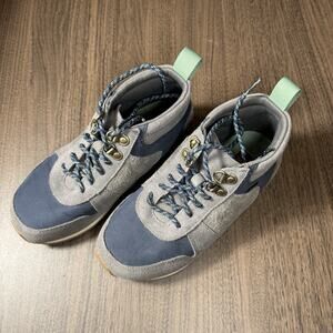 Teva Womens Highside '84 Gray Blue Suede Hiking Outdoor Shoes Boots Sz 6